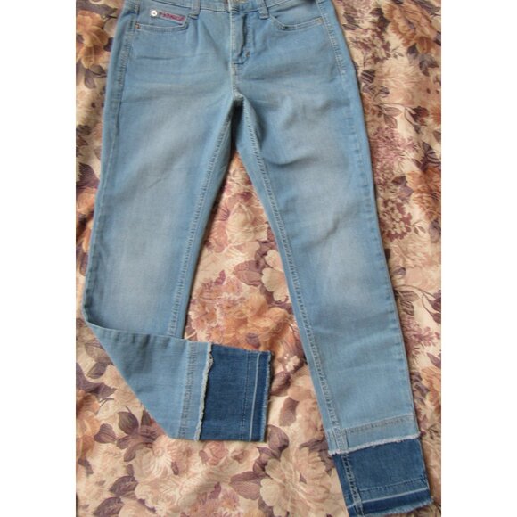 Mac Women Jeans, Blue, waist 27in, inseam 27in, cotton, Skinny - Picture 6 of 9